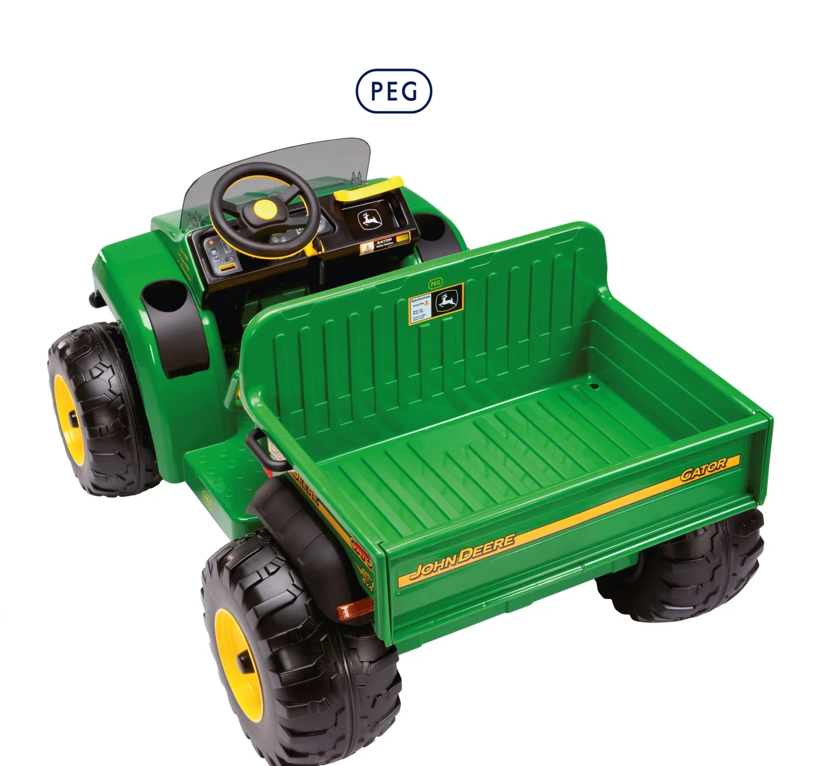 Trattore elettrico 12 Volt John Deere Gator Hpx - IGOD0060 - Peg Perego - immagine 2