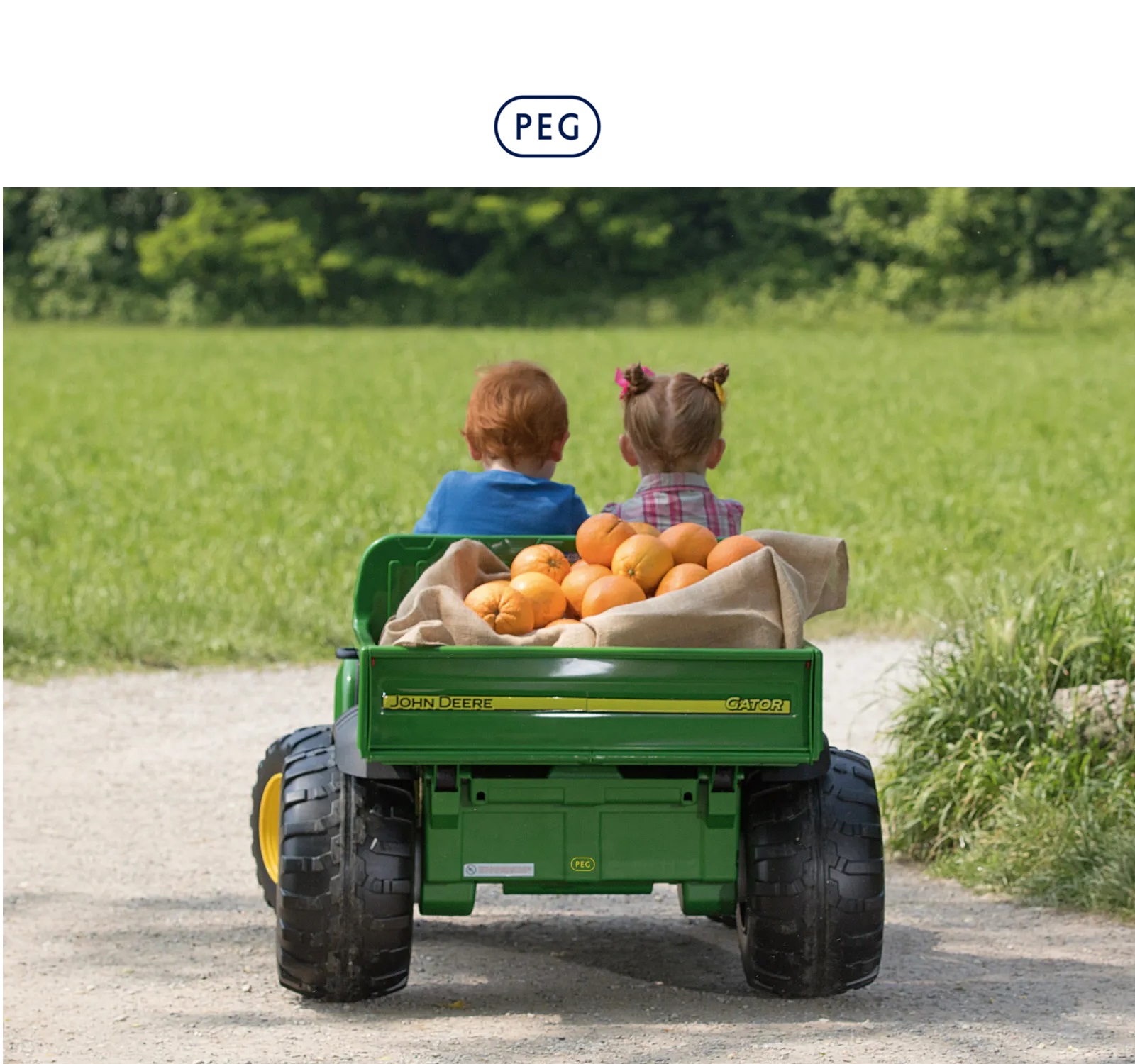 Trattore elettrico 12 Volt John Deere Gator Hpx - IGOD0060 - Peg Perego - immagine 7