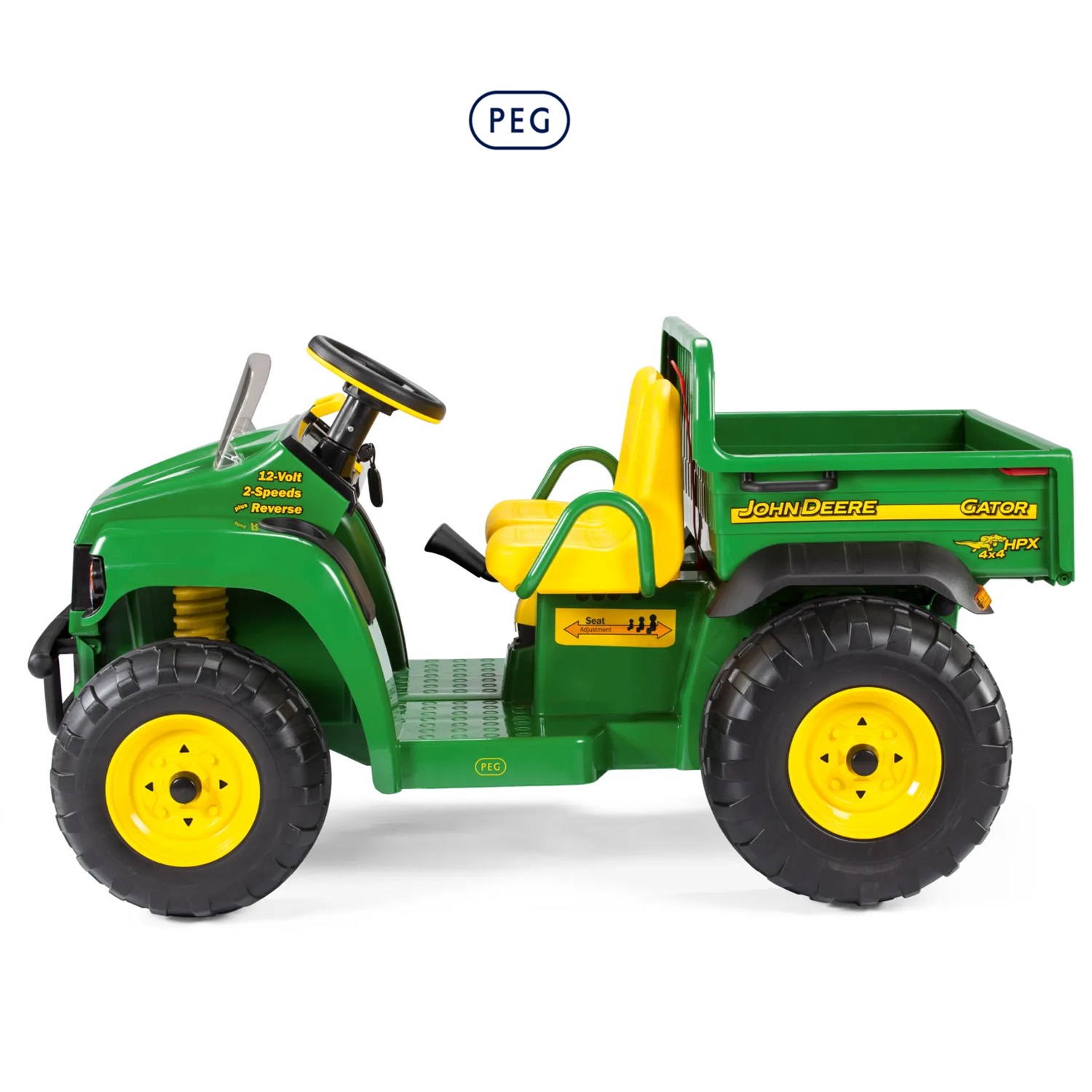 Trattore elettrico 12 Volt John Deere Gator Hpx - IGOD0060 - Peg Perego - immagine 3