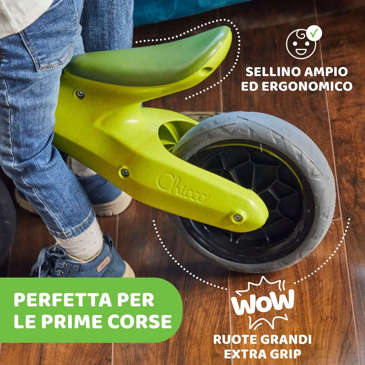 Balance bike eco+ verde - immagine 4