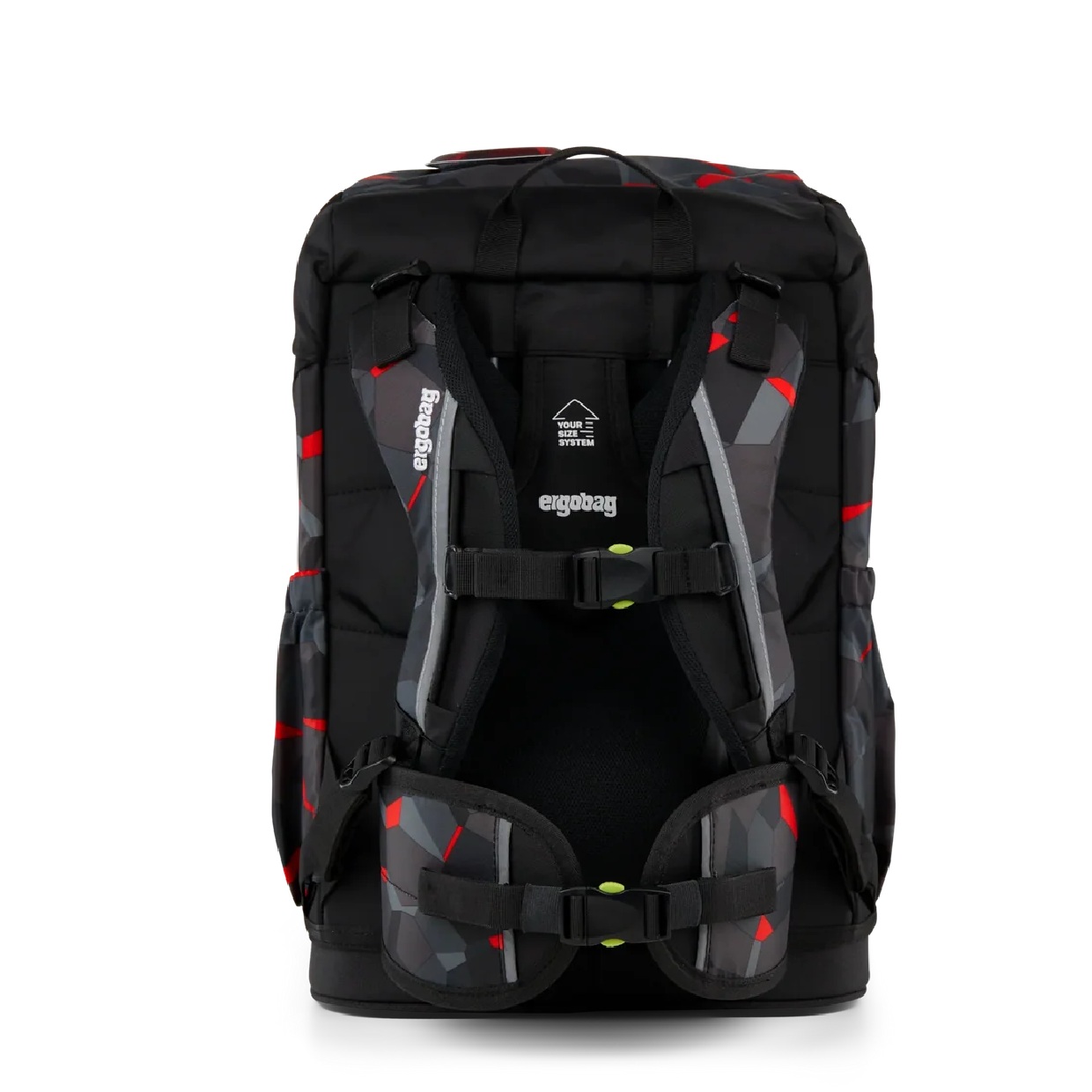 Ergobag Flex Zaino Scuola Ergonomico Grigio Rosso 23 Litri colore TaekBeardo - immagine 3