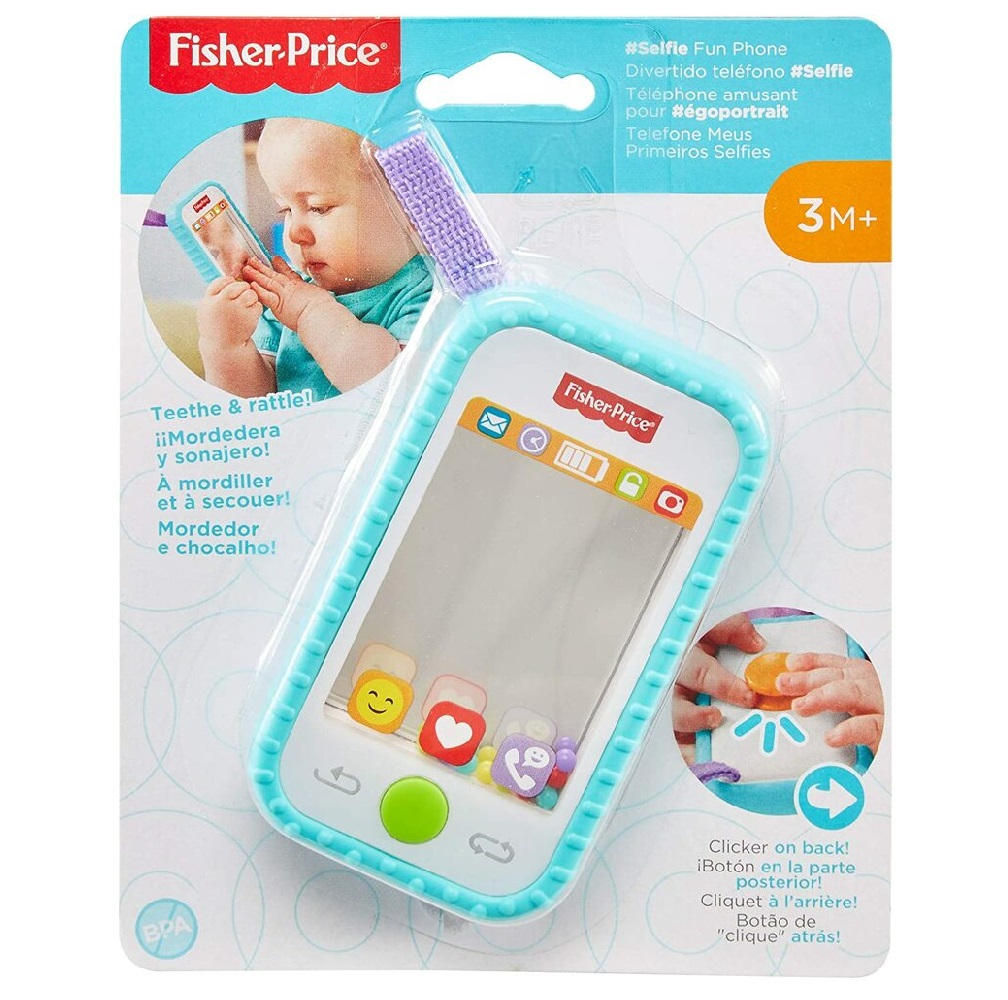 Fisher-Price Il Mio Primo Macaron, Giocattolo Sonaglio Per Passeggino, Neonati 0+ Mesi, Regalo Nascita