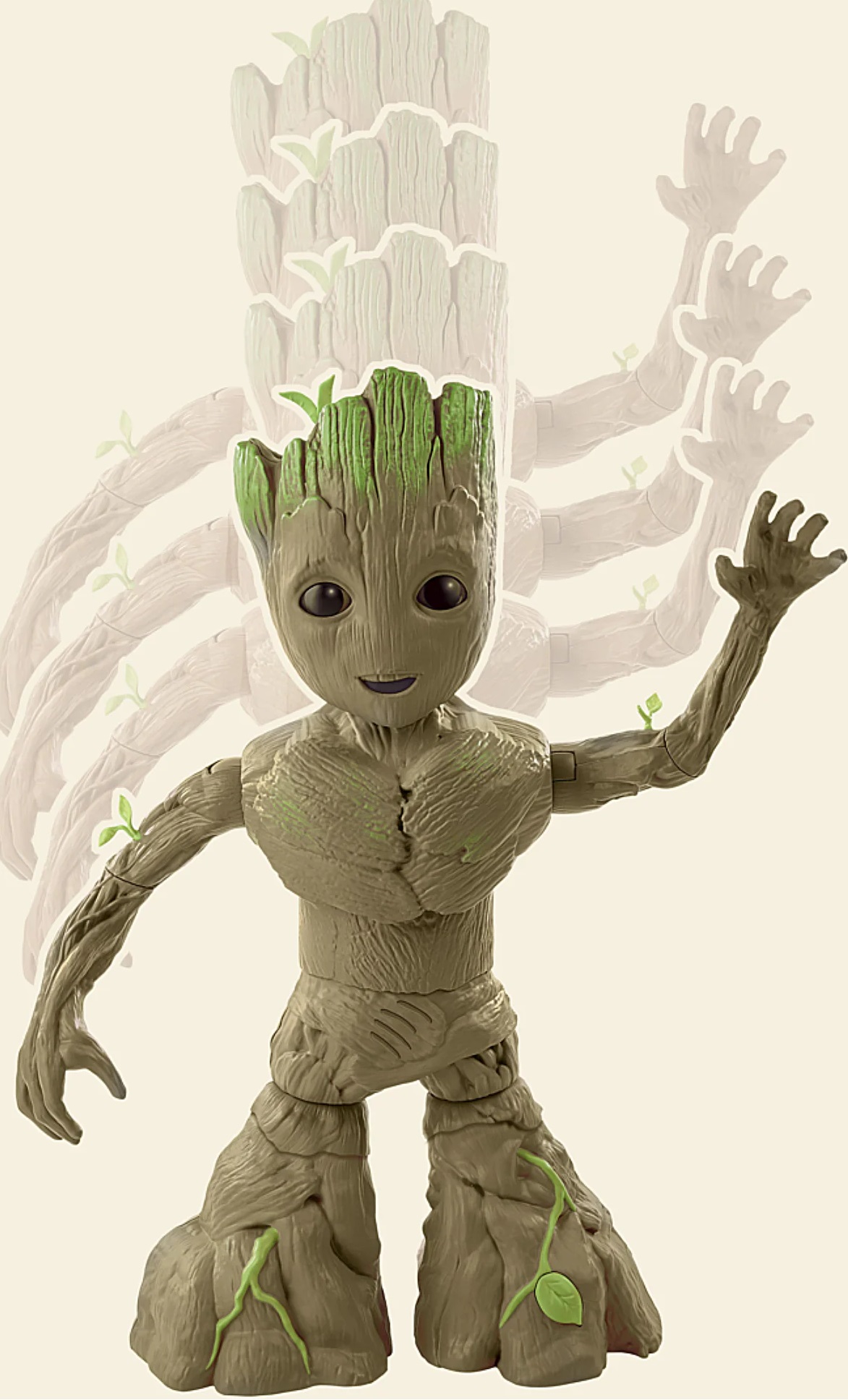 Guardiani della Galassia I Am Groot Groove ’N Grow Groot – Groot Interattivo che Cresce e Balla 34-45,7 cm - immagine 5