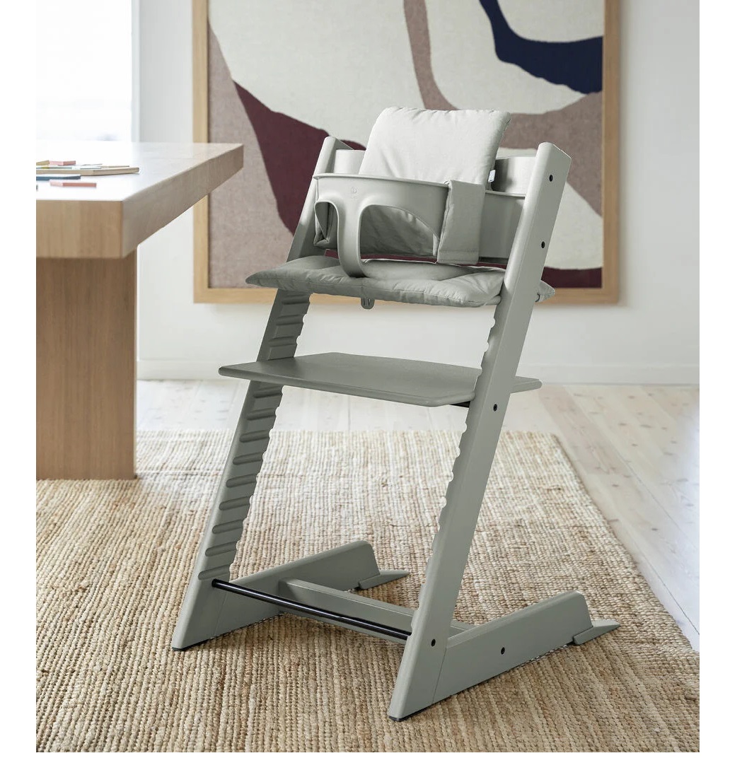 Stokke bundle Tripp Trapp® sedia evolutiva colore Glacier Green + Baby Set² colore Glacier Green - immagine 6