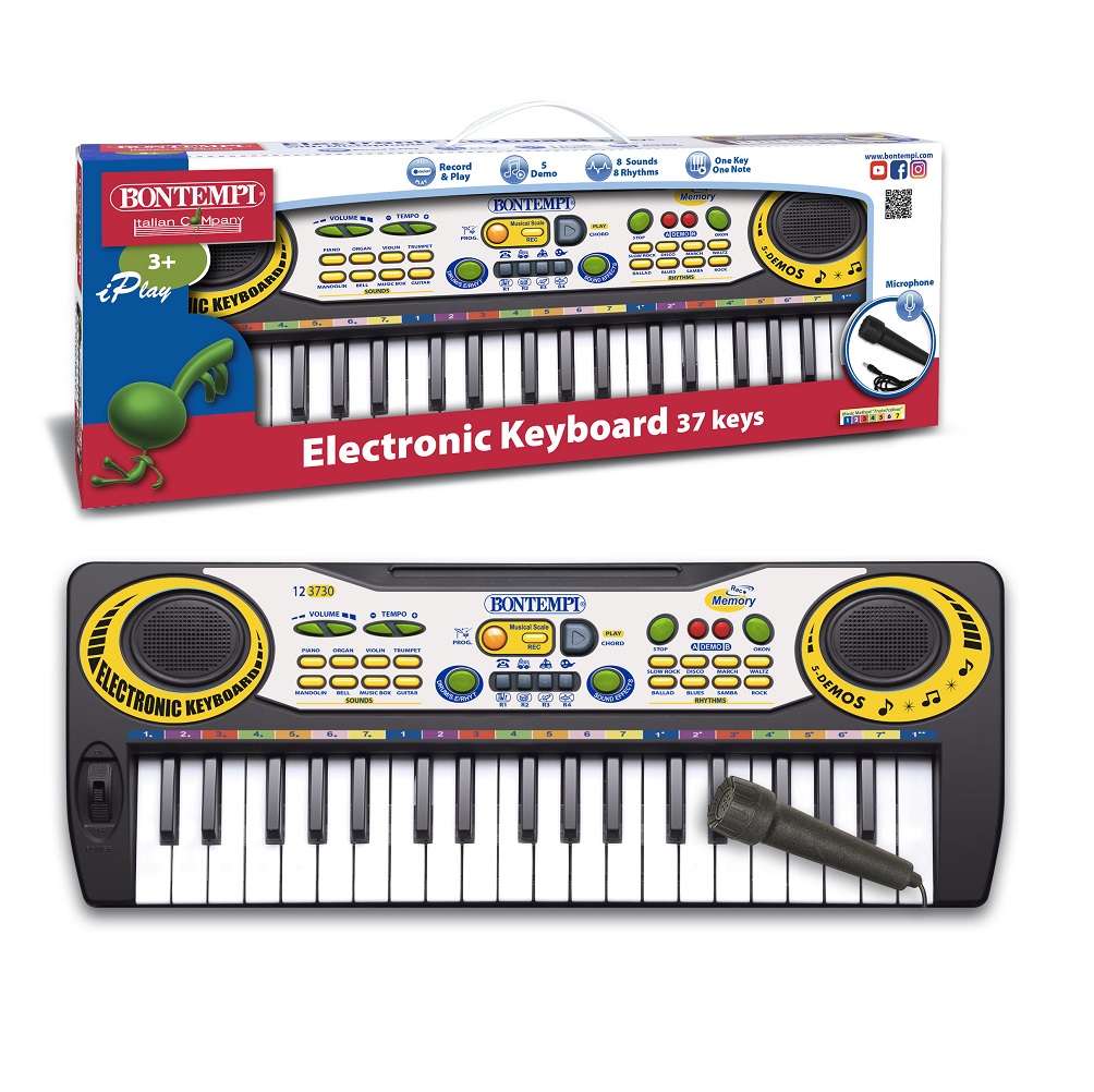 Tastiera elettronica 37 tasti passo midi con microfono - Bontempi