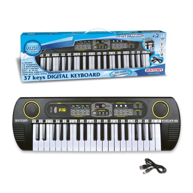 Tastiera 37 tasti con USB + cavo - Bontempi