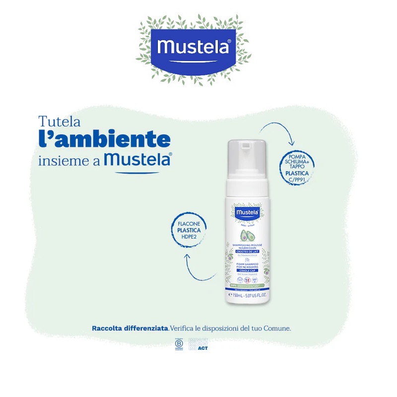 Mustela Linea Capelli shampoo mousse 150ml - immagine 3