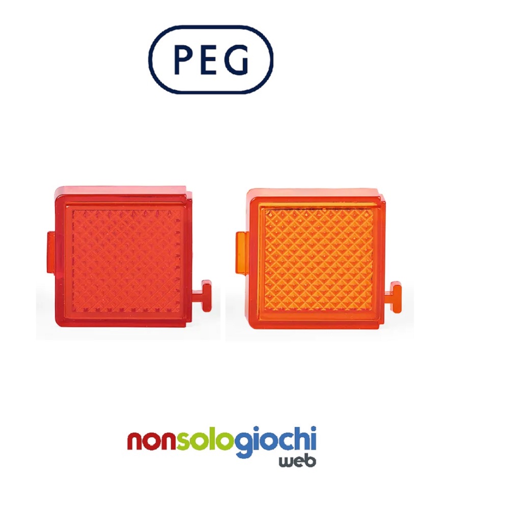 Gaucho Fanale posteriore arancio + rosso Fanalini Posteriori Originali Peg Perego per Gaucho 12V e 24V – Ricambi Ufficiali - immagine 2