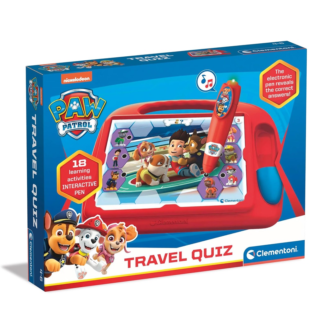 Sapientino Travel Quiz Paw Patrol | Nonsologiochiweb