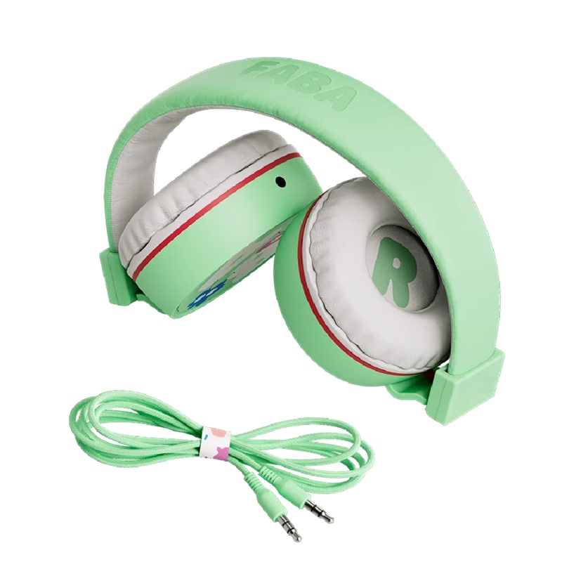 Faba raccontastorie Cuffie TumTum Green – Cuffie con Cavo Removibile per Bambini - immagine 5