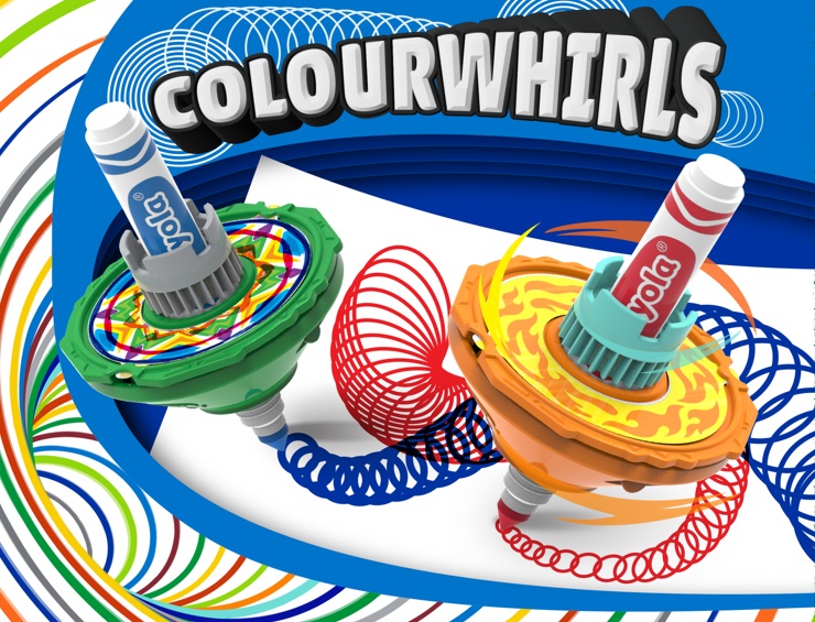 Colourwhirls Crayola trottola multicolore - immagine 5