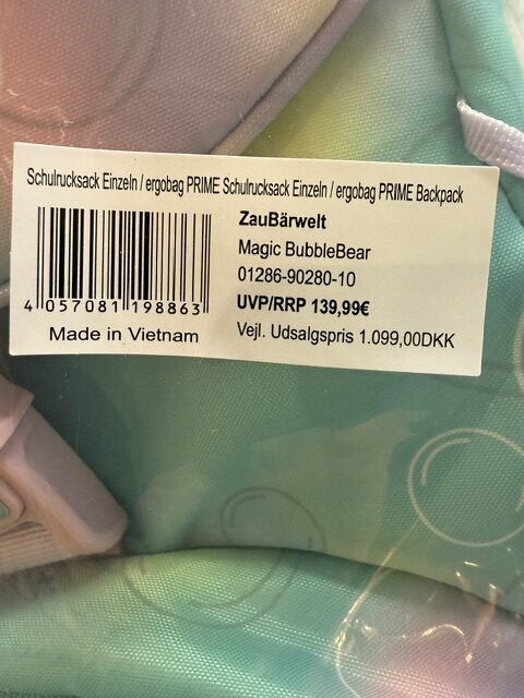 Ergobag zaino scuola 20 litri prime Magic BubbleBear - immagine 6