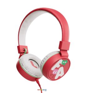 Faba raccontastorie Cuffie TumTum Red – Cuffie con Cavo Removibile per Bambini