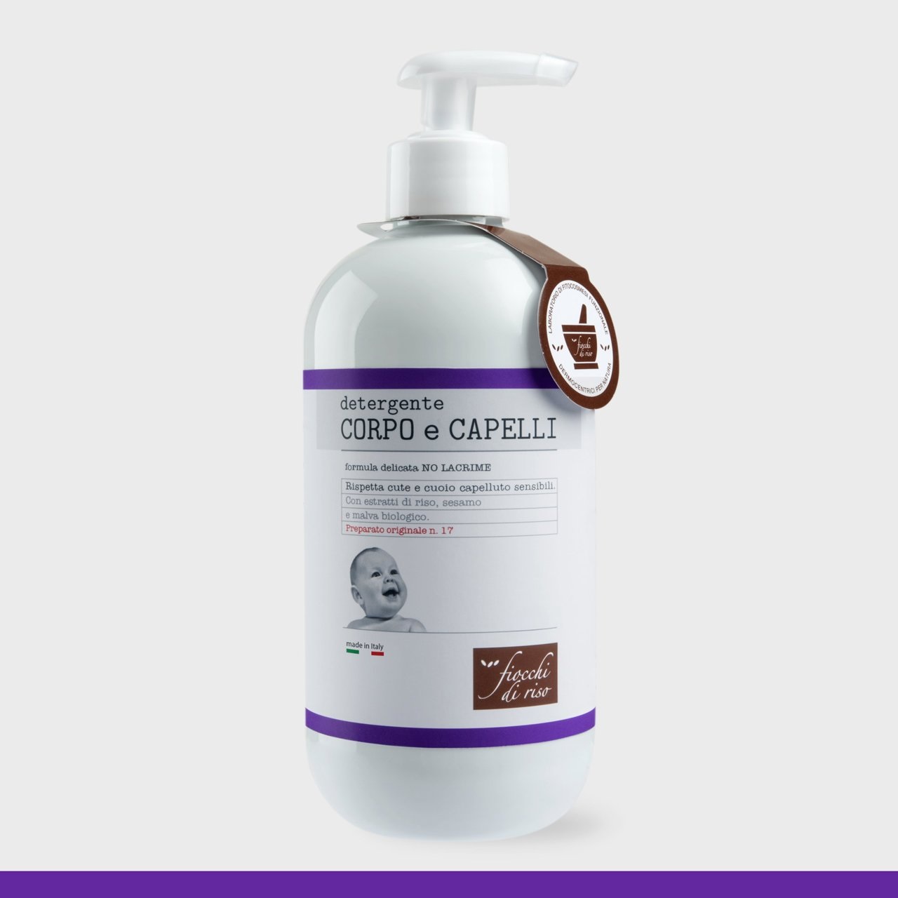 Fiocchi di riso detergente corpo capelli 400ml