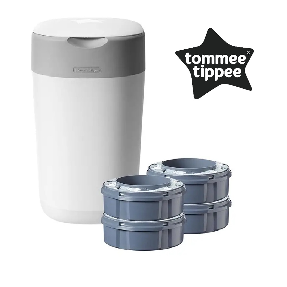 Tommee Tippee Sangenic Twist & Click Special Kit – Mangiapannolini con 4 Ricariche - immagine 4