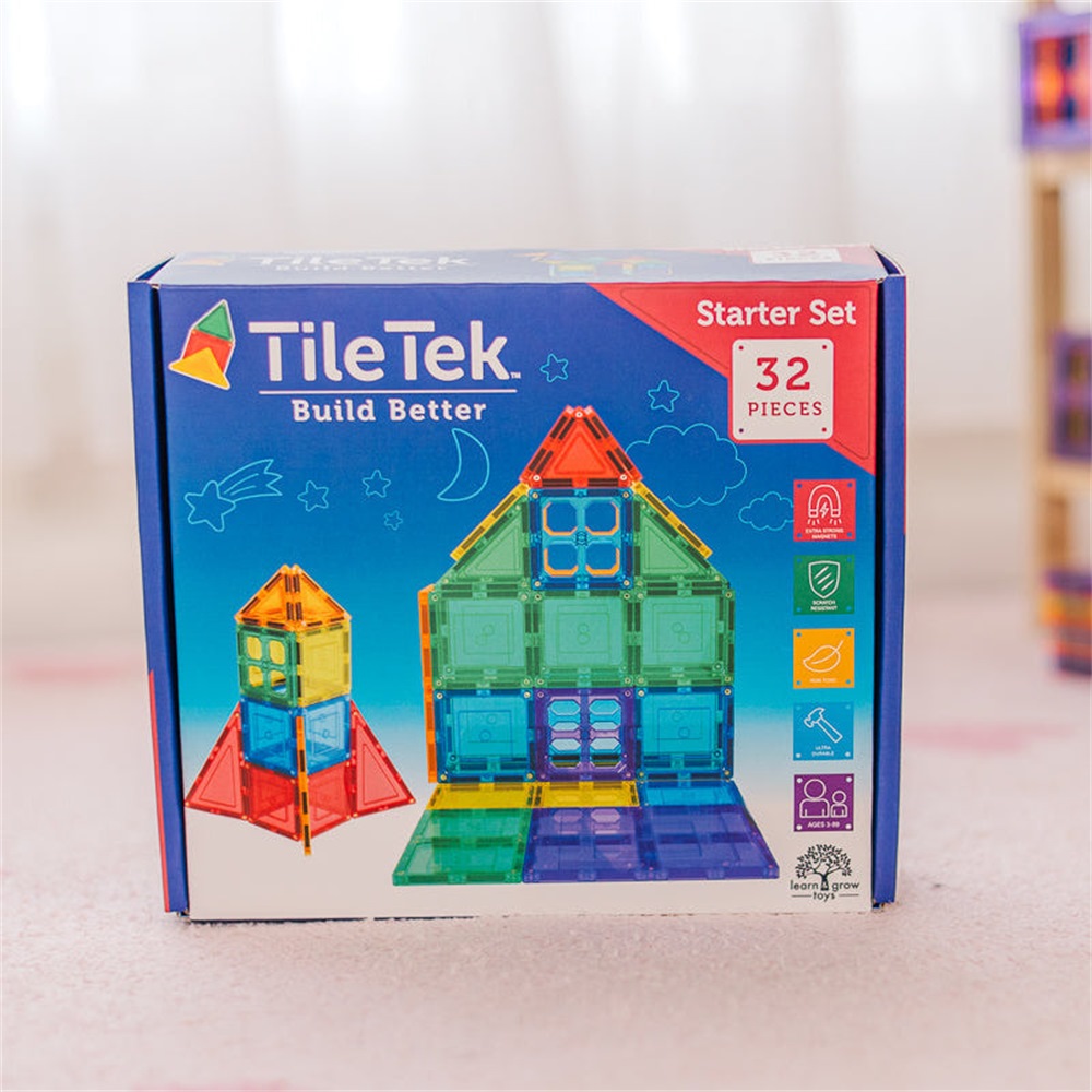 TileTek Starter Set da Costruzioni magnetiche 32 pezzi - immagine 5