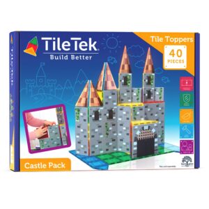 TileTek Tile Toppers Castle Pack - Accessori castello 40 pezzi