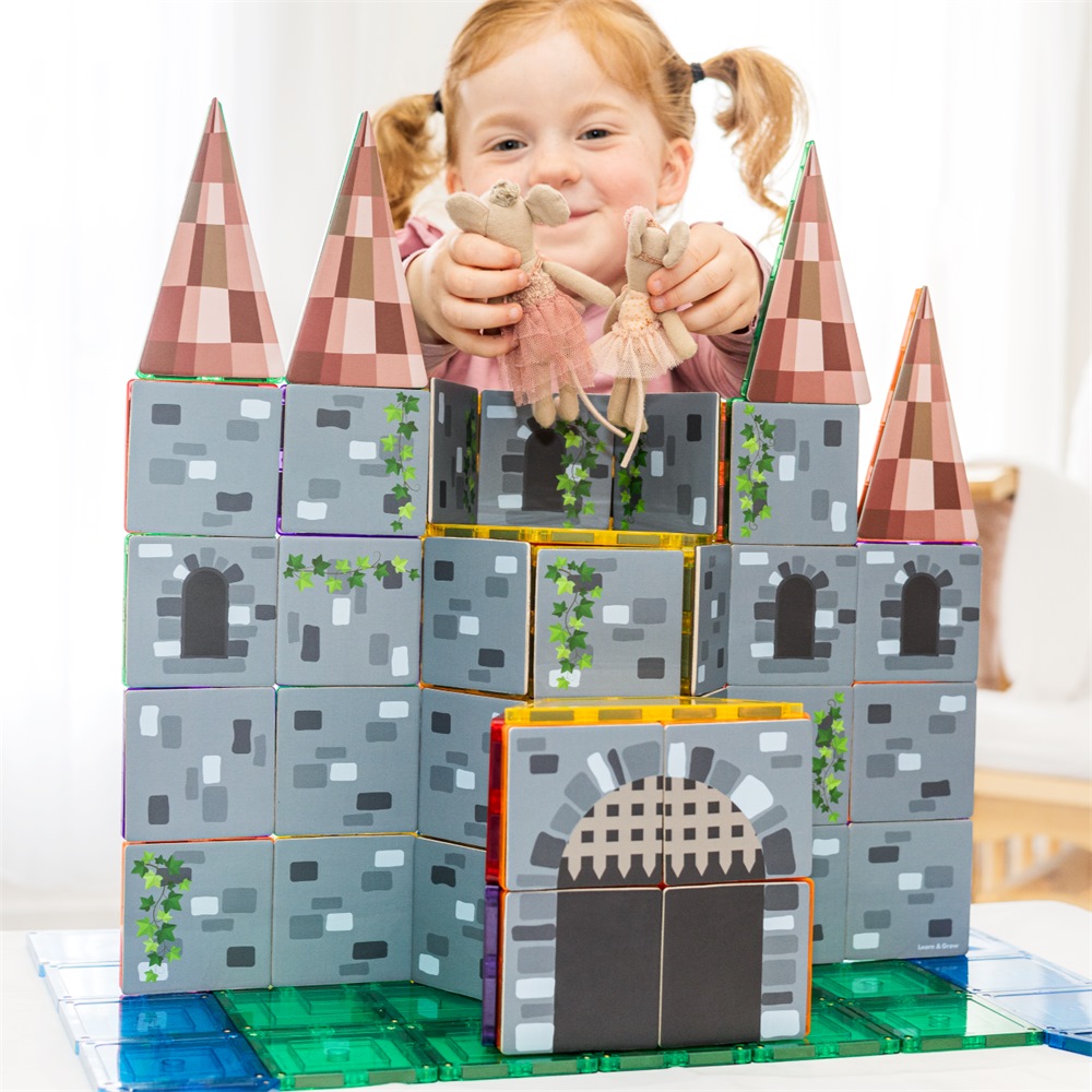 TileTek Tile Toppers Castle Pack - Accessori castello 40 pezzi - immagine 3