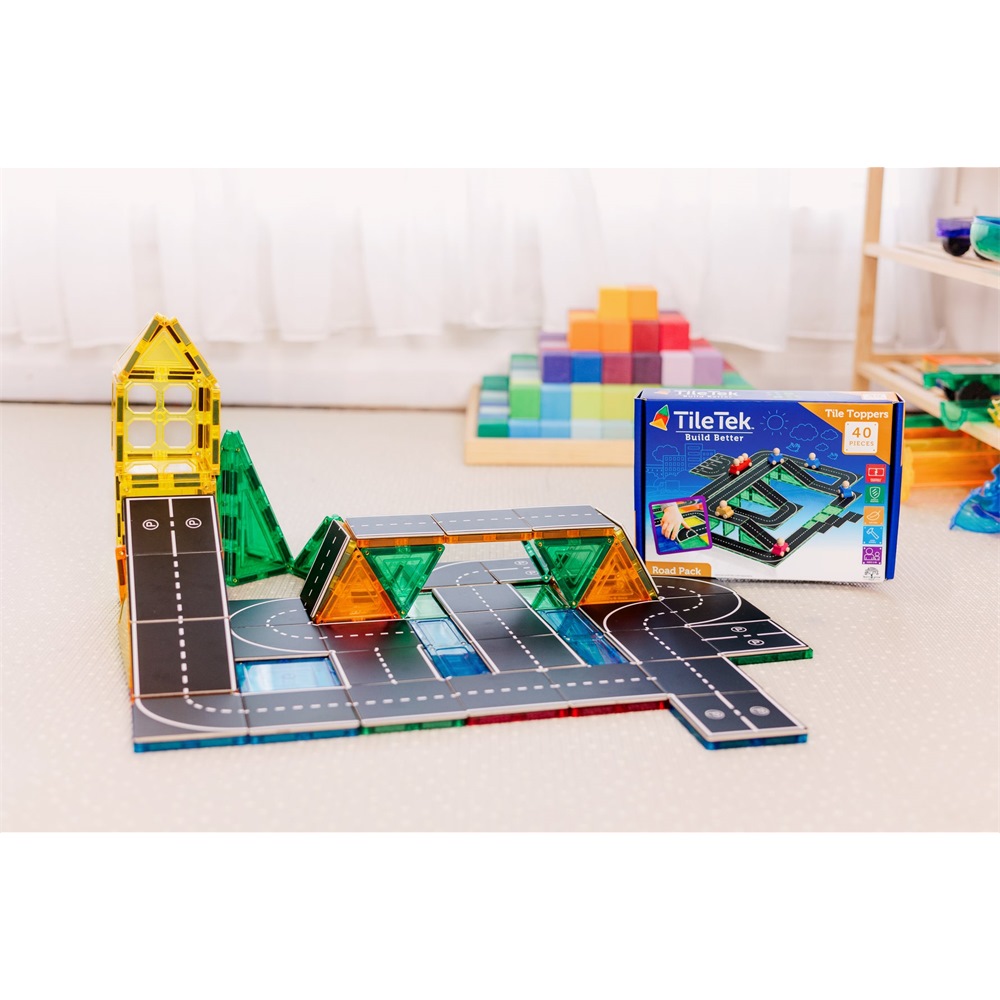 TileTek Tile Toppers Road Pack - Accessori strade 40 pezzi - immagine 2
