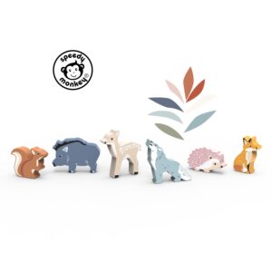 Speedy Monkey - Animali del Mondo - Europa - in legno