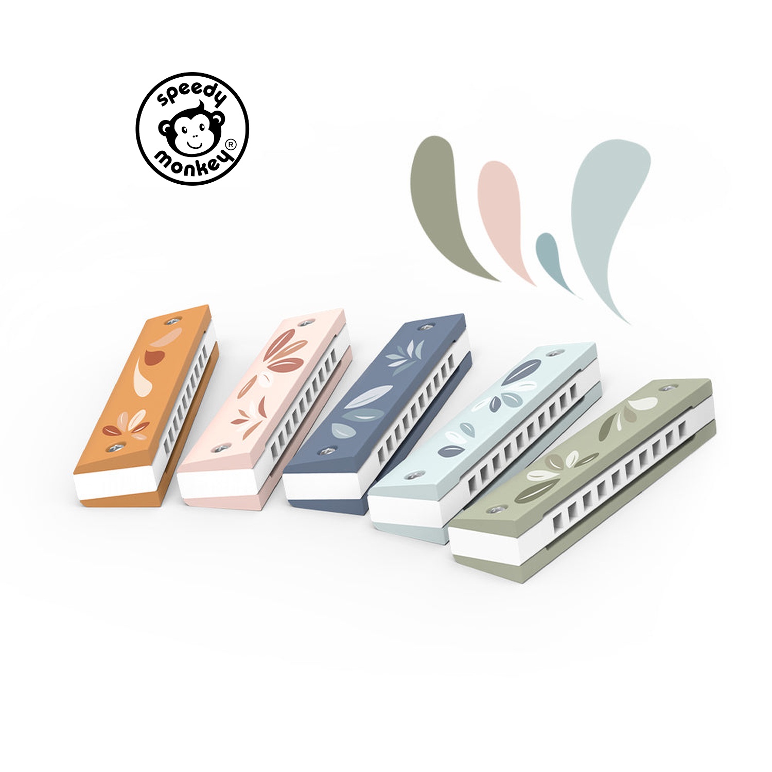 Speedy Monkey - Armonica in legno