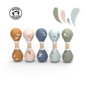Speedy Monkey - Maracas in legno