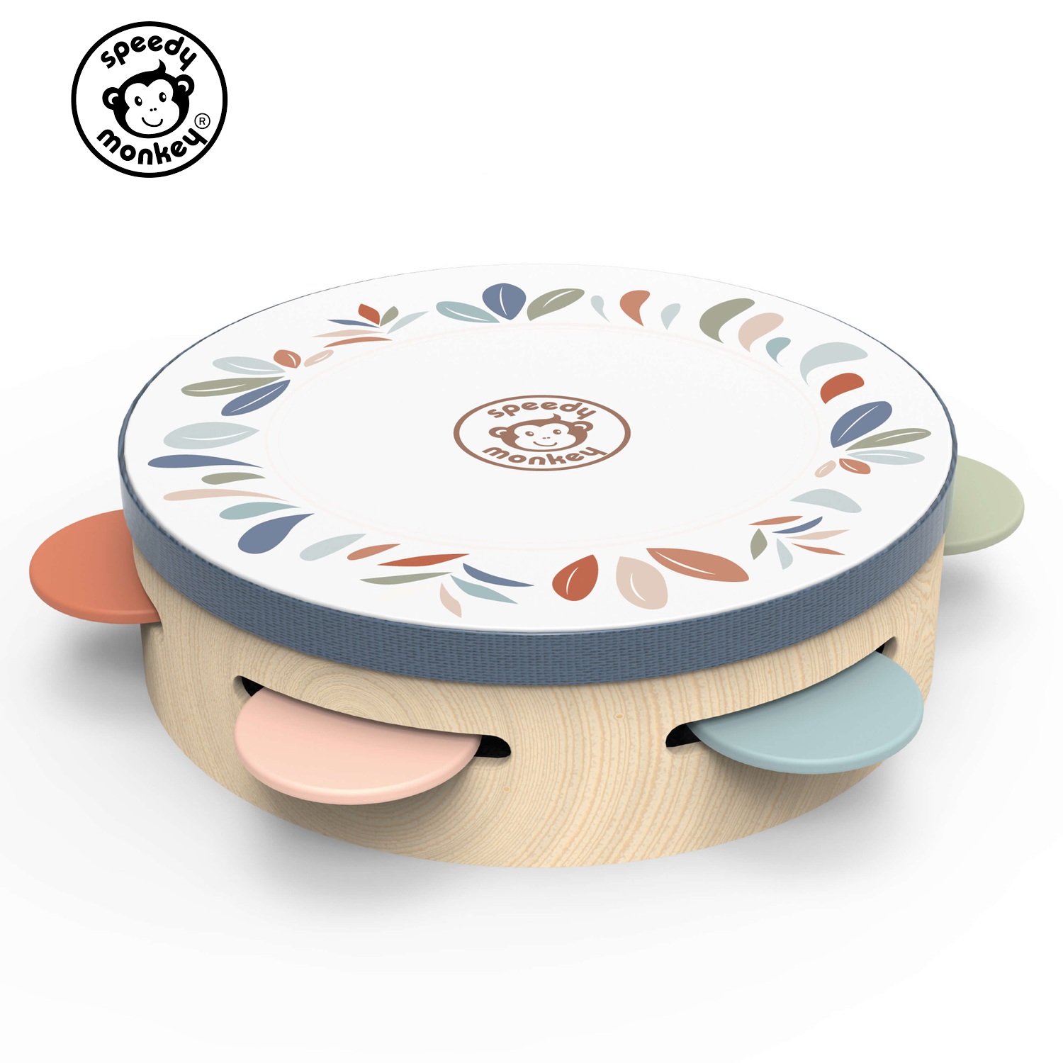 Speedy Monkey - Tamburello in legno