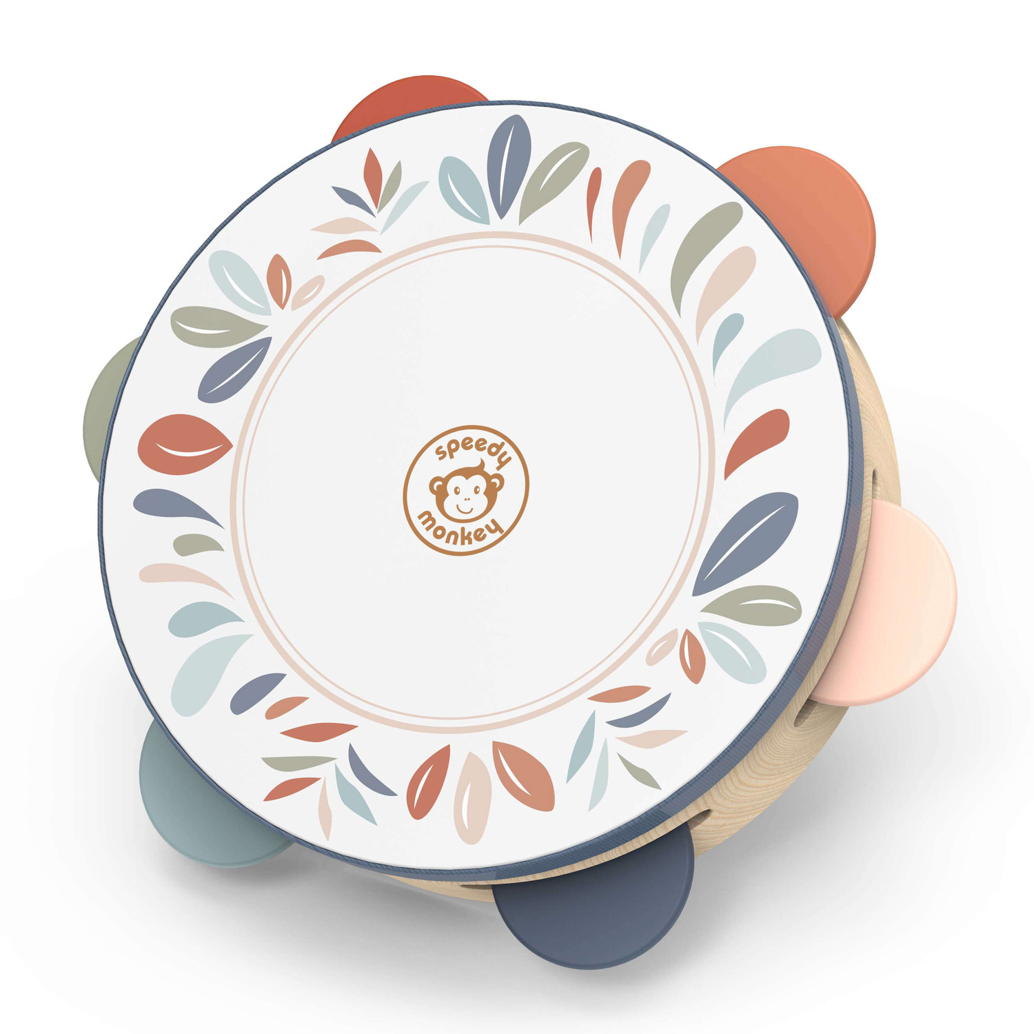 Speedy Monkey - Tamburello in legno - immagine 3